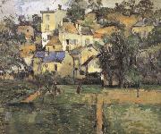 Paul Cezanne Pang Schwarz housing plans oil on canvas